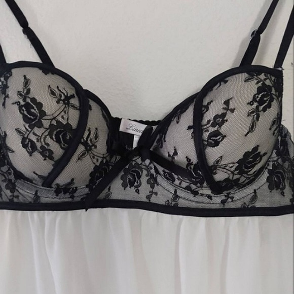 Linea Donatella Babydoll Chemise top only, Size M - Picture 4 of 11